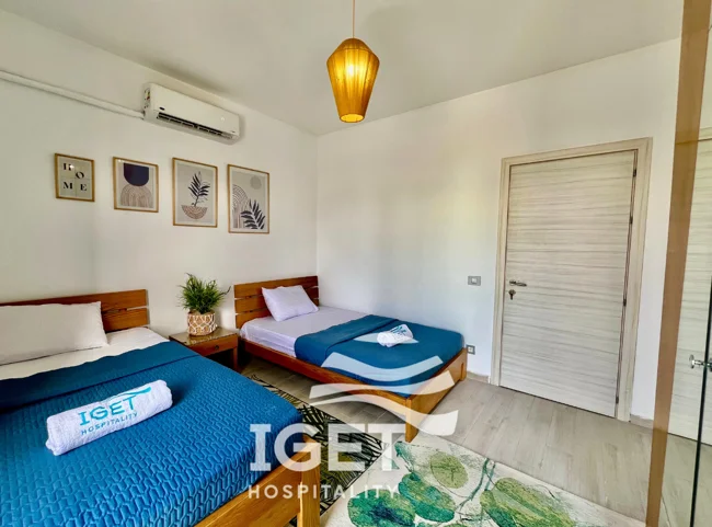 Image of Senior first-floor chalet with a direct lagoon view in Fouka Bay