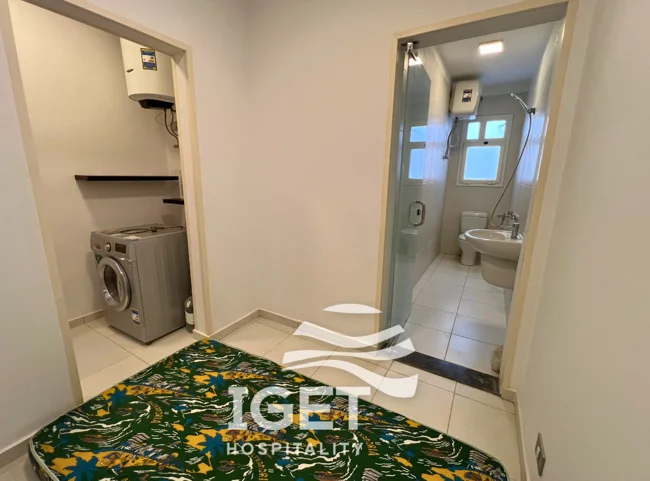 Image of ground-floor chalet direct lagoon view in Fouka Bay